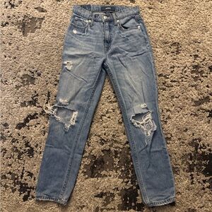 Aero Distressed High-Rise Mom jeans Size 0